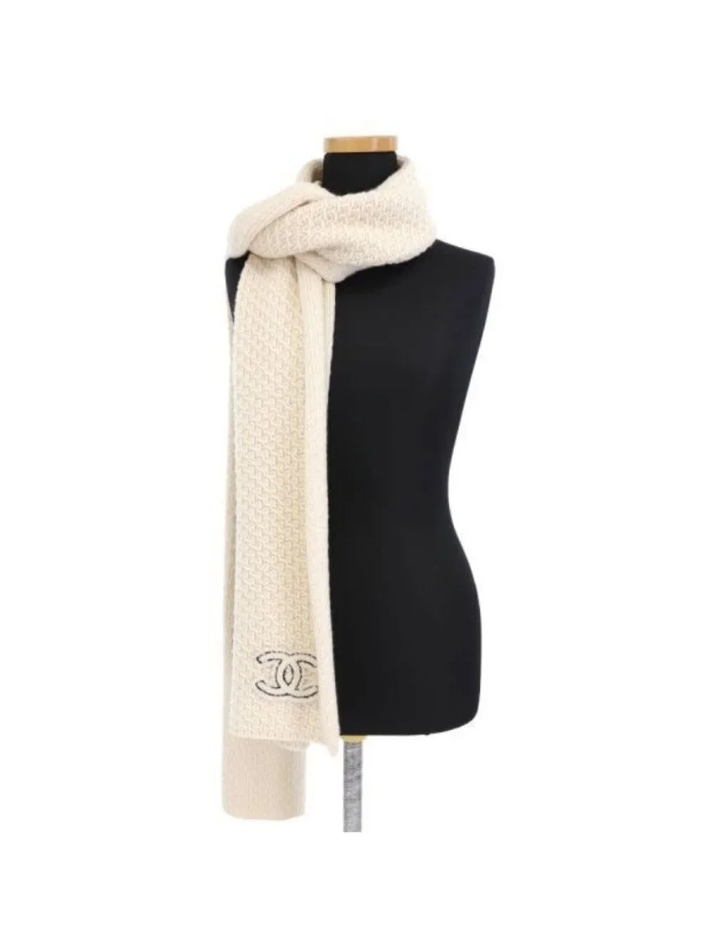 Chanel Scarf Ivory